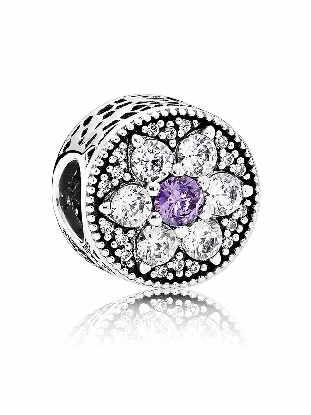 Forget Me Not Purple Charm (One)
